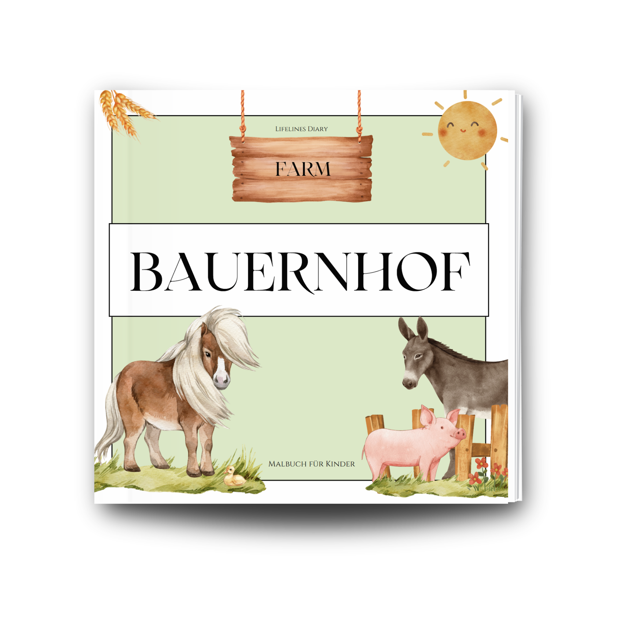 Bauernhof Malbuch für Kinder