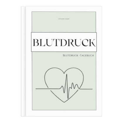 Blutdruck Tagebuch für Hypertonie