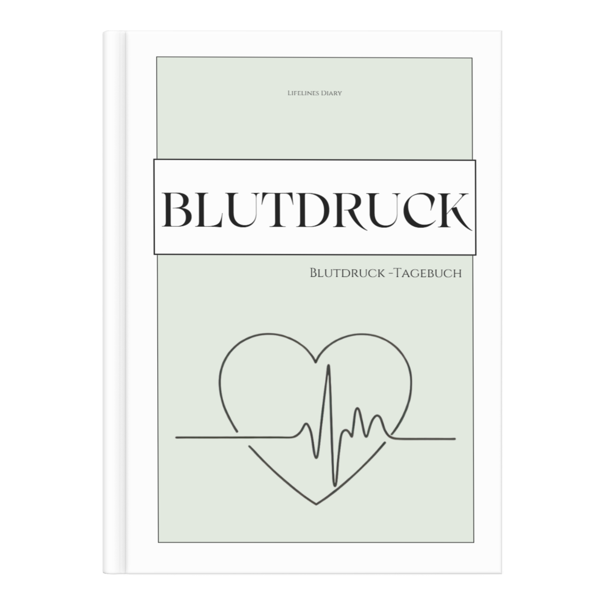Blutdruck Tagebuch für Hypertonie