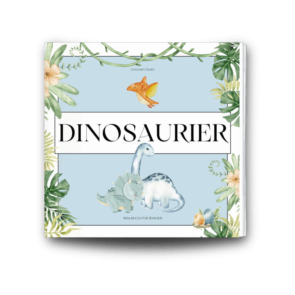 Dinosaurier Malbuch / Suchspiel / Malbuch für Kinder / Geschenk für Kinder