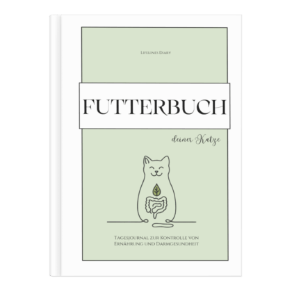 Grünes Cover mit einer Katze