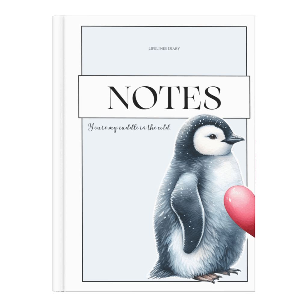 Pärchen-Notizbuch Pinguin