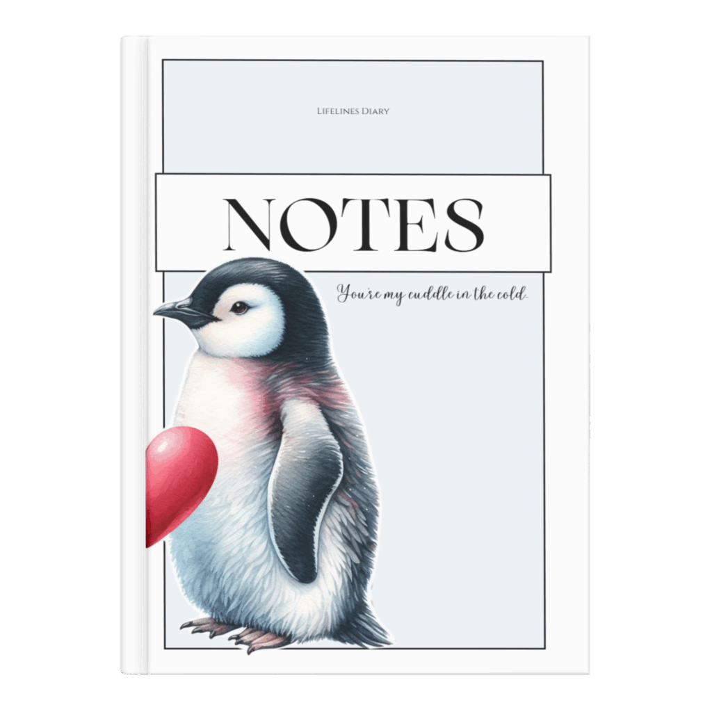 Pinguin Pärchen-Notizbuch