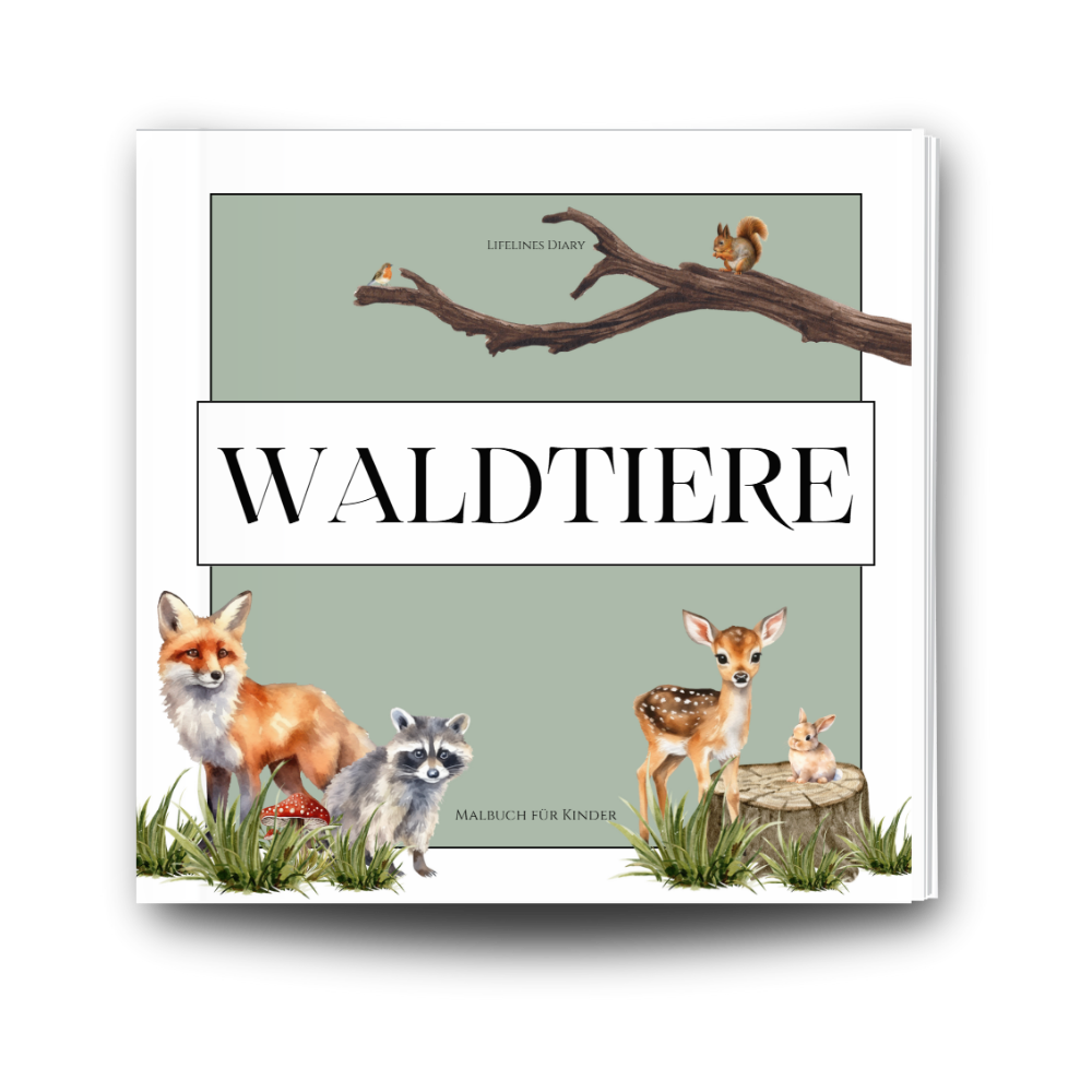 Auf dem Cover sind verschiedene Waldtiere abgebildet.