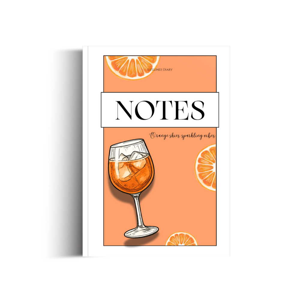 Pärchen Notizbuch Spritz Cocktail