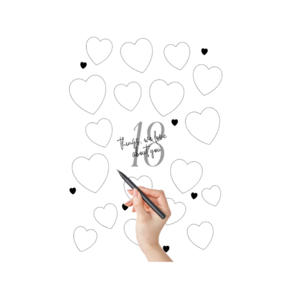 18. Geburtstag Herzen