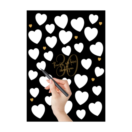 30. Geburtstag Herzen