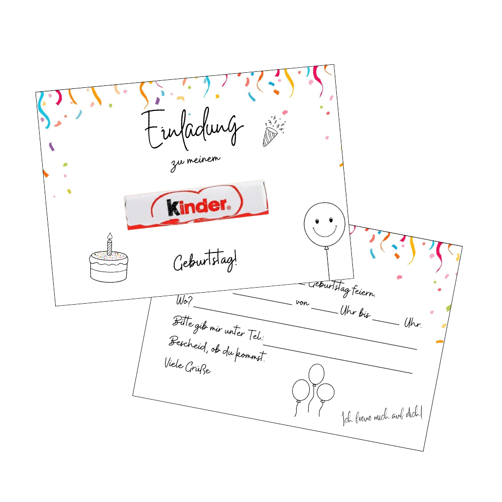 Einladung zum Kindergeburtstag