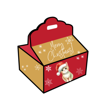 Weihnachtsbox Rot-Gold