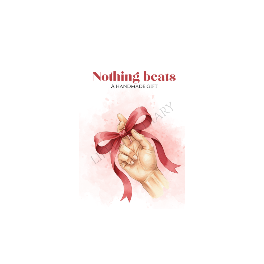 Karte "Nothing beats a handmade gift"