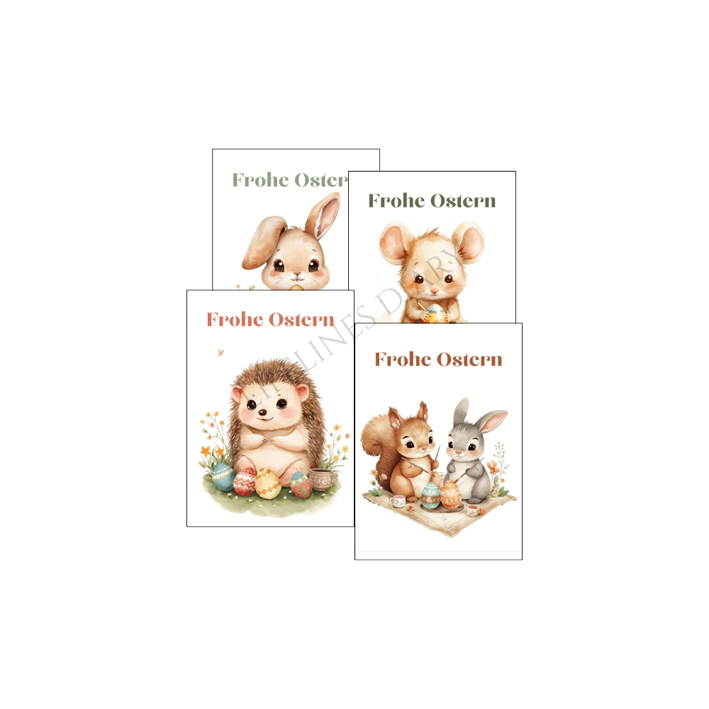 Bundle Karte "Frohe Ostern"