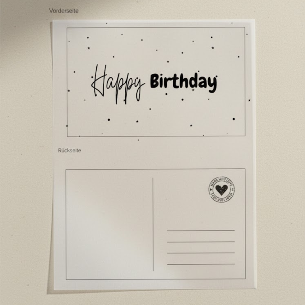 Bundle Schüttelkarte "Happy Birthday" – Bild 4