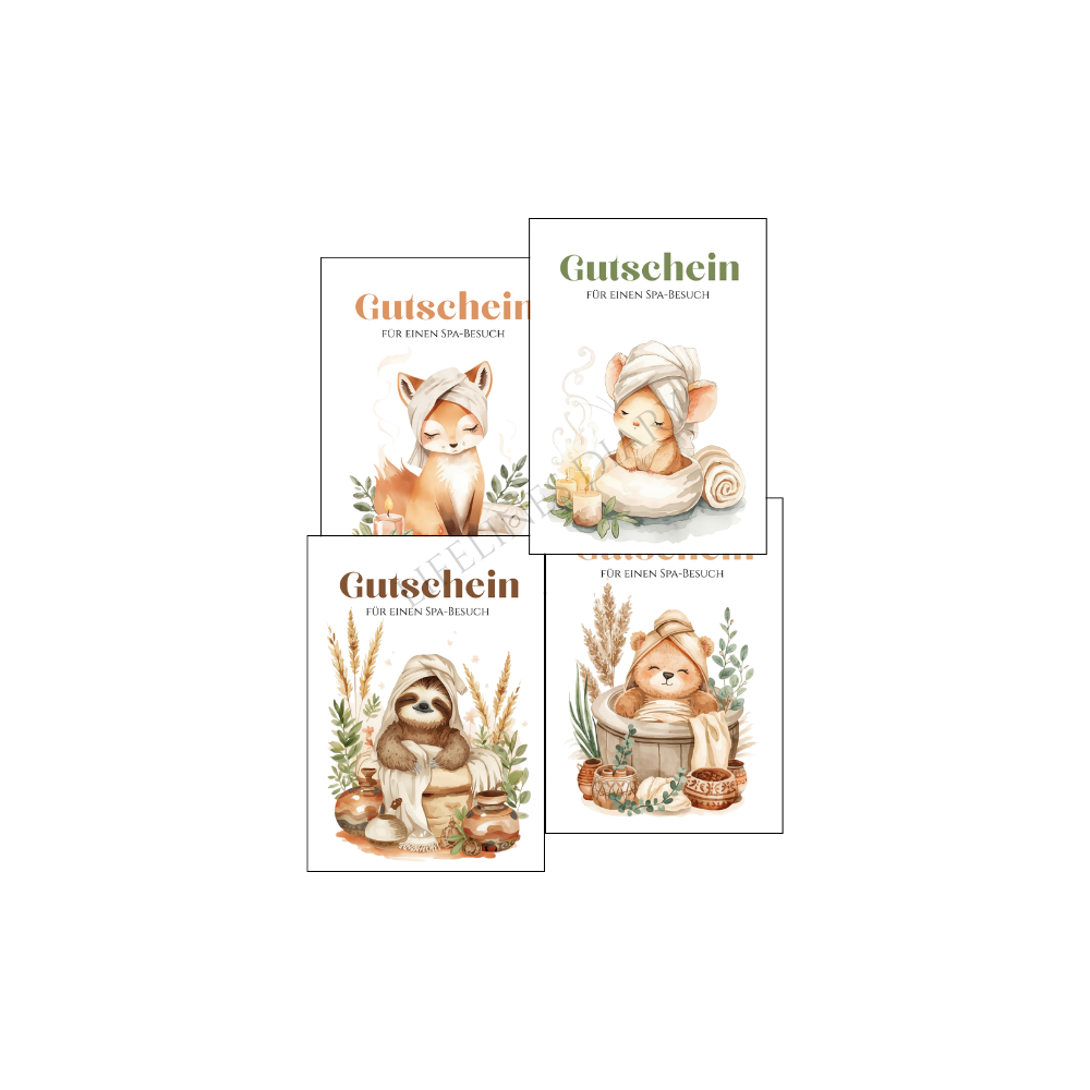 Bundle Gutschein für einen Spa-Besuch