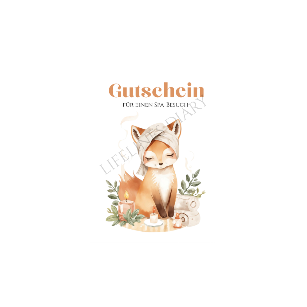 Gutschein Spa Besuch