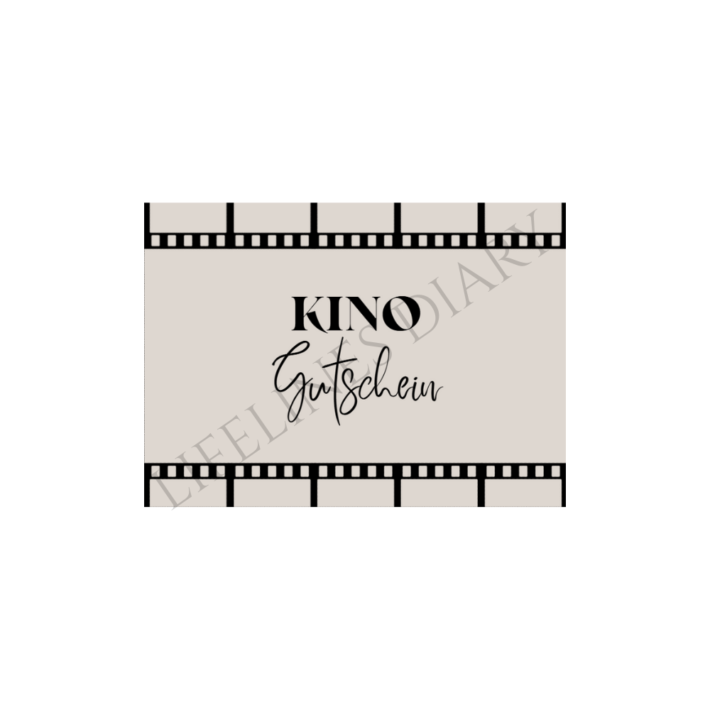 Kino Gutschein