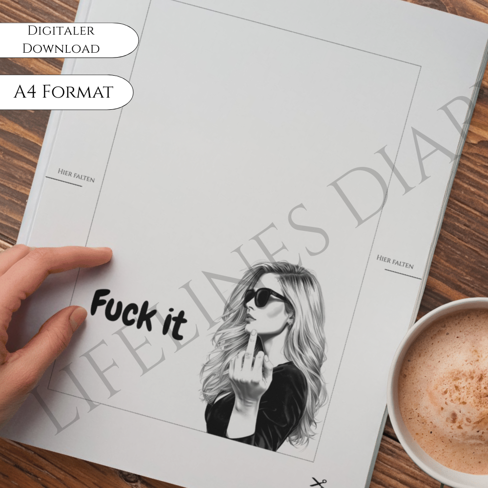 Fuck it Klappkarte – Bild 2
