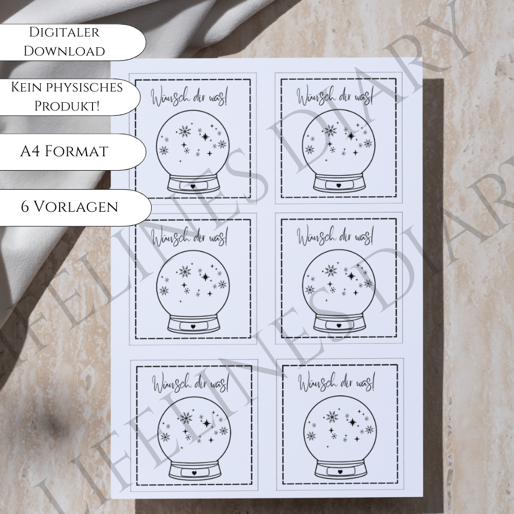 Kleine Geschenkidee / Schneekugel – Bild 4