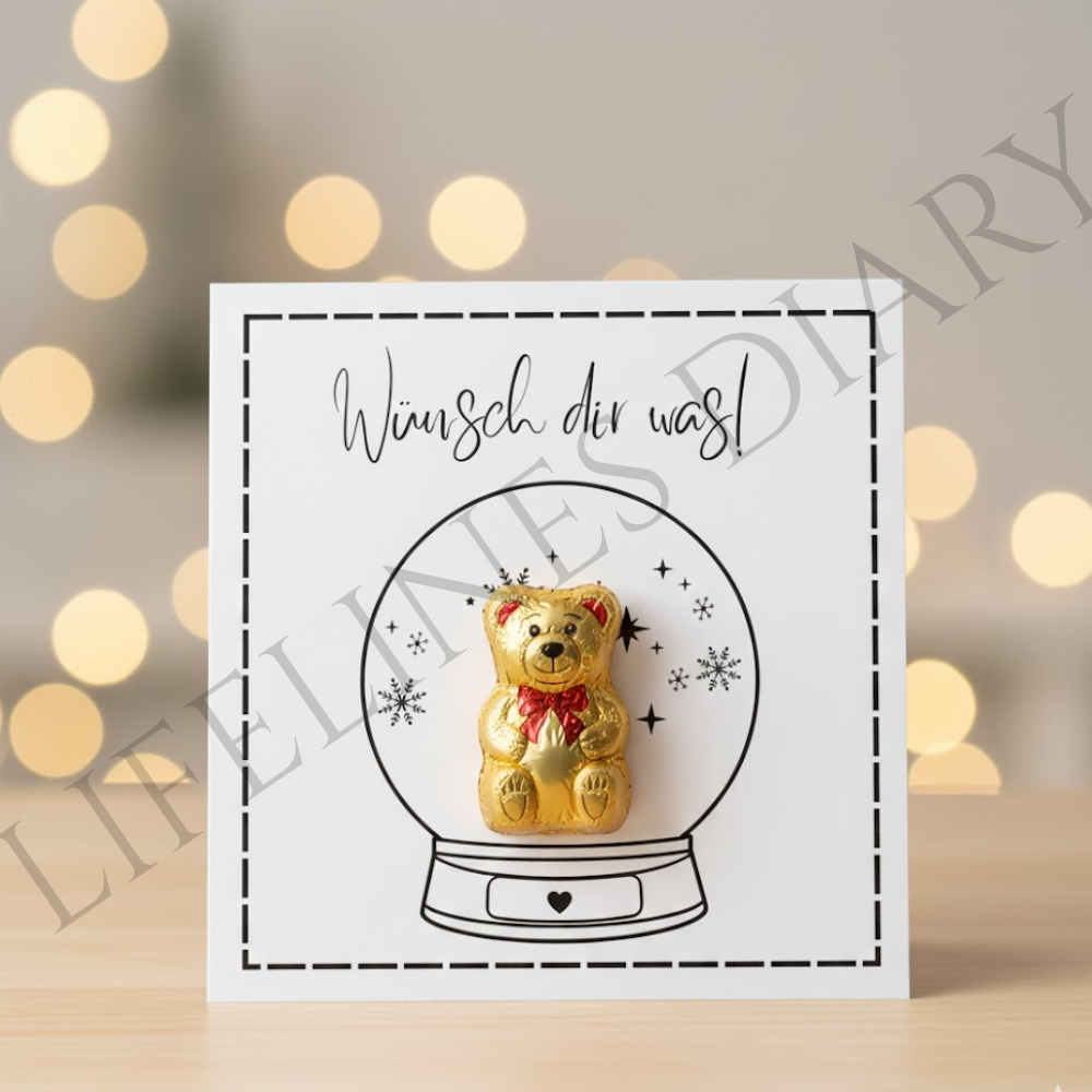 Kleine Geschenkidee / Schneekugel – Bild 3