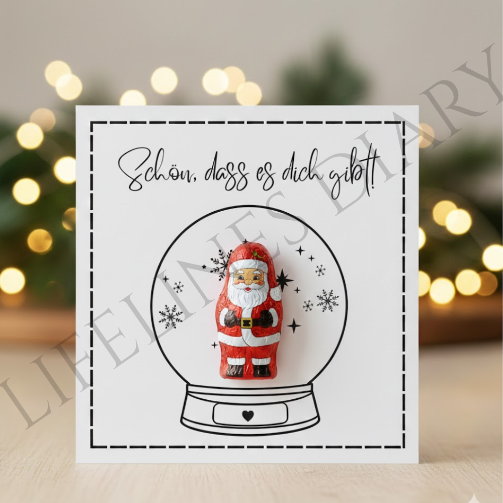 Kleine Geschenkidee / Schneekugel – Bild 5