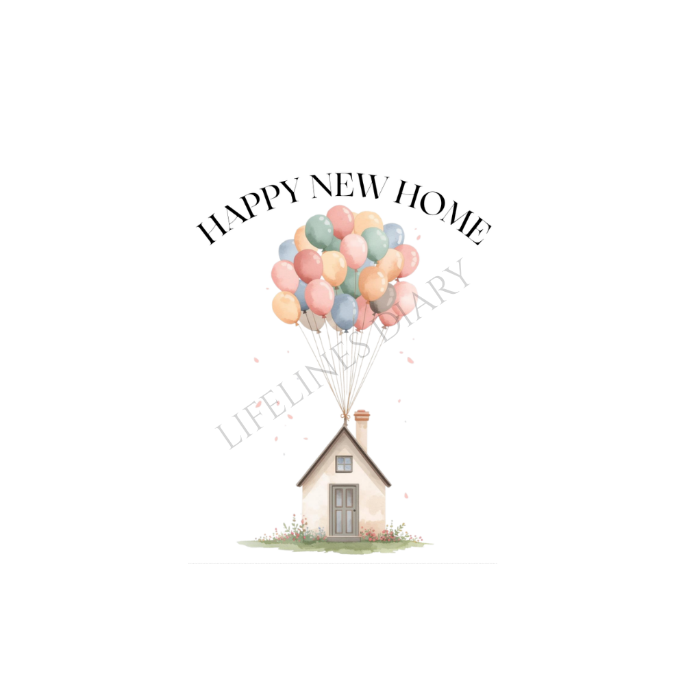 Karte „Happy New Home“
