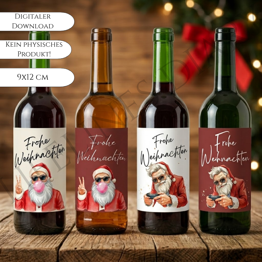 Weinetiketten – „Nikolaus" – Bild 2