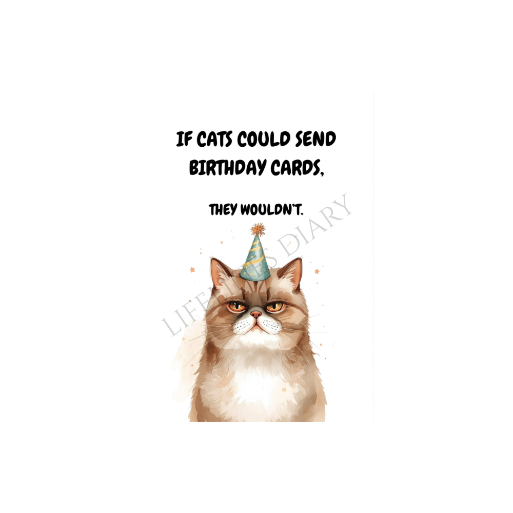 Karte „If cats could..."