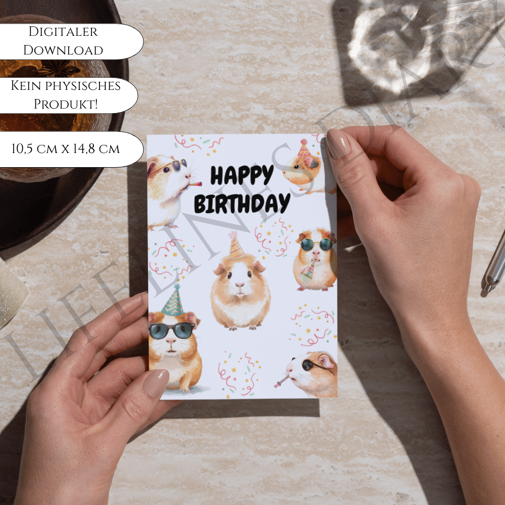 Karte „Happy Birthday" – Bild 2