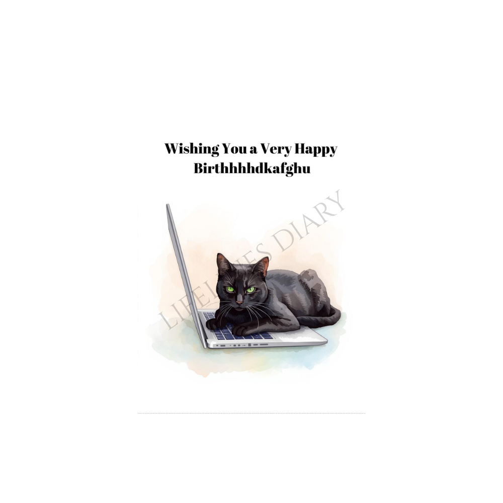 Karte „Wishing you..."
