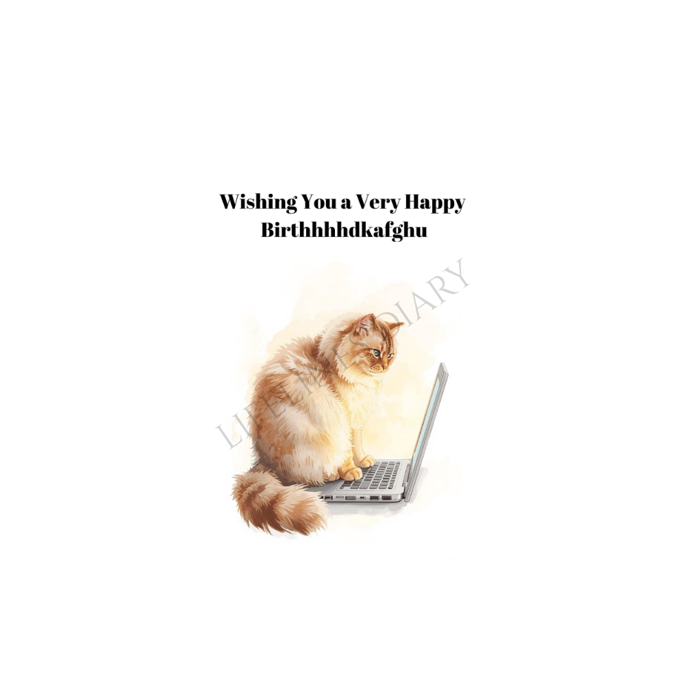 Karte „Wishing you..."