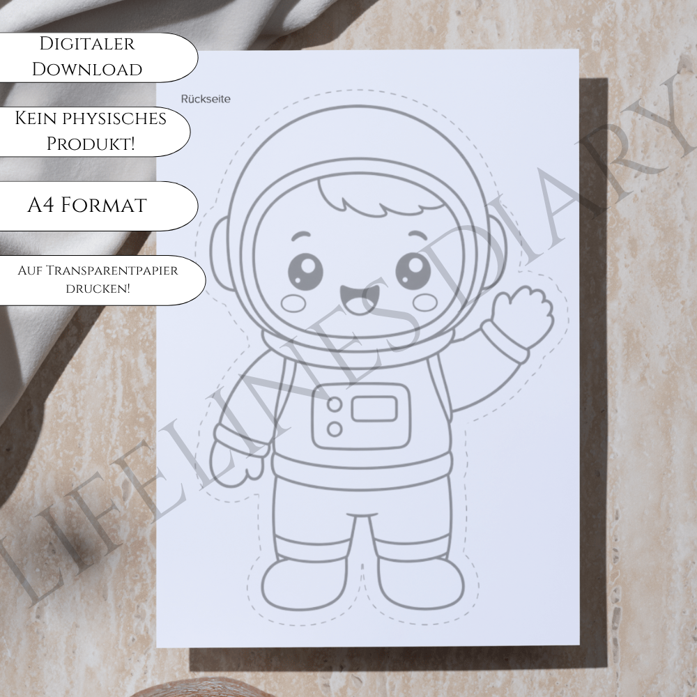 Schüttelkarte Astronaut Bundle – Bild 10