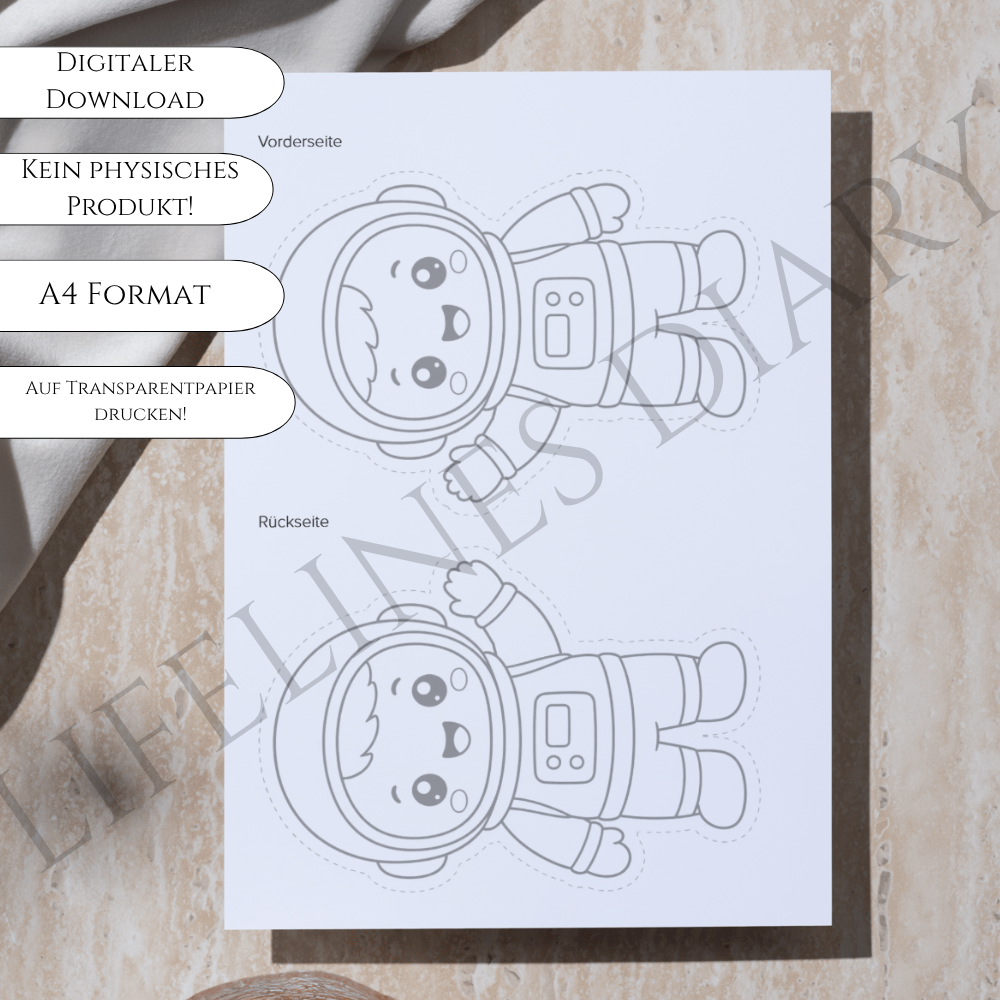 Schüttelkarte Astronaut Bundle – Bild 9