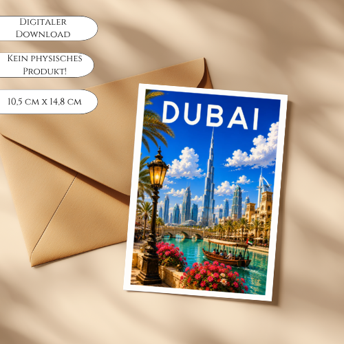 Postkarte Dubai – Bild 2