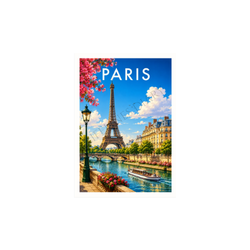 Paris Postkarte