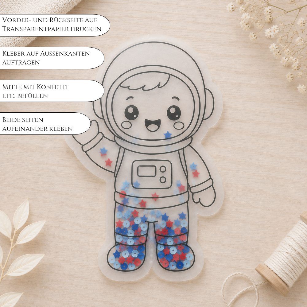 Schüttelkarte Astronaut Bundle – Bild 3