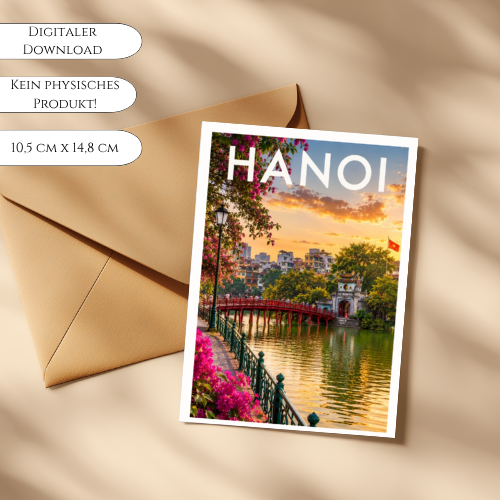 Postkarte Hanoi – Bild 2