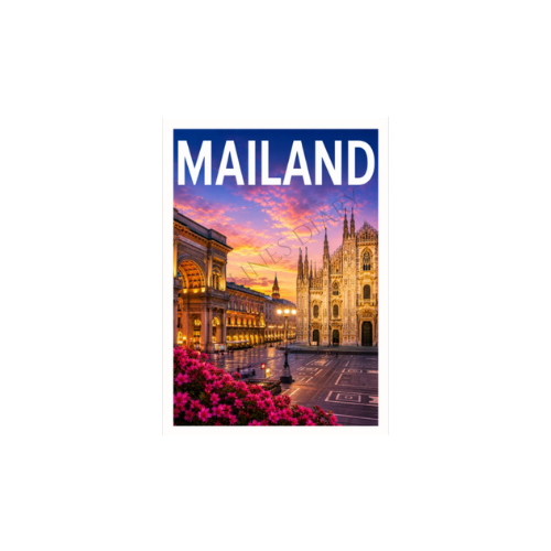 Postkarte Mailand