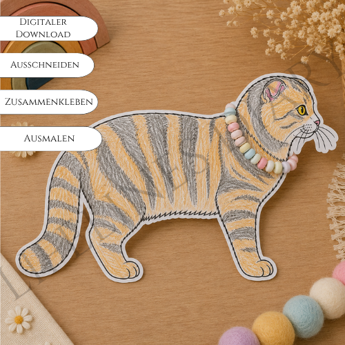 Katzen Bastelvorlagen – Bild 5