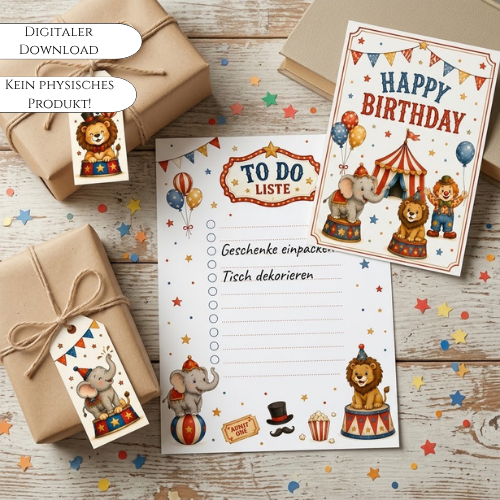 Zirkus Geburtstag Bundle – Bild 4