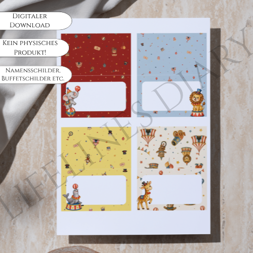 Zirkus Geburtstag Bundle – Bild 12