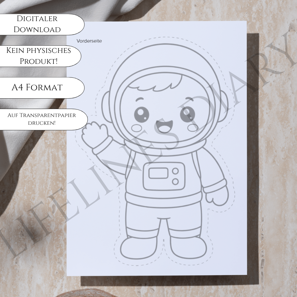 Schüttelkarte Astronaut Bundle – Bild 11