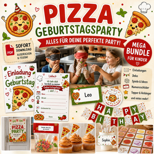 Pizza Geburtstag Bundle