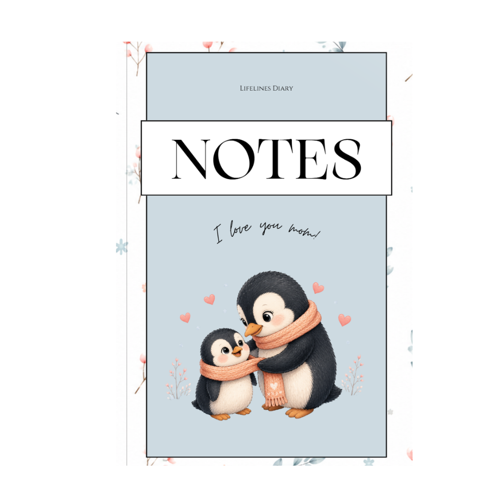 Mama Pinguin Notizbuch