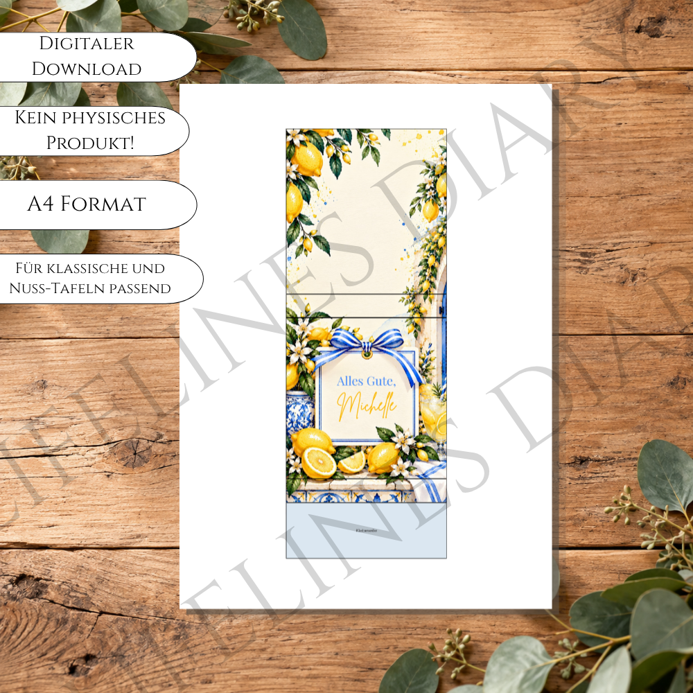 Sommerliche Schokoladen-Banderolen Canva – Bild 5