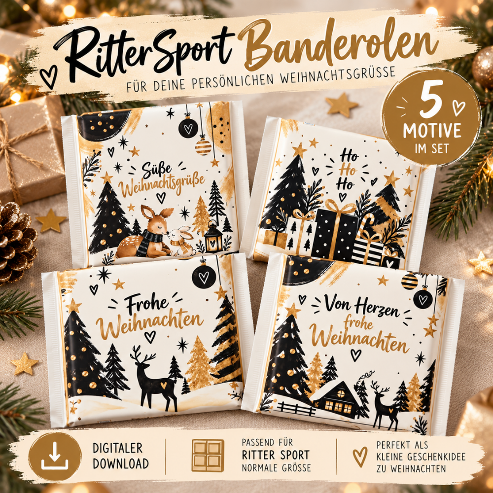 Banderole Schokolade
