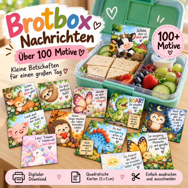 Brotdosennachrichten Brotdosen Nachrichten Brotdose Sprüche Kinder Brotdosen Karten Kinder Brotdosen Zettel Lunchbox Nachrichten Kinder Lunchbox Karten Mutmachkarten Kinder Mutmacher für Kinder Mutmachsprüche Kinder Motivationskarten Kinder liebe Botschaften Kinder positive Sprüche Kinder Schule Motivation Kinder Schulkind Motivation Brotdose Schule Brotdose Kindergarten Schulanfang Kindergartenstart Grundschule Brotdosennachrichten zum Ausdrucken Lunchbox Notes Printable