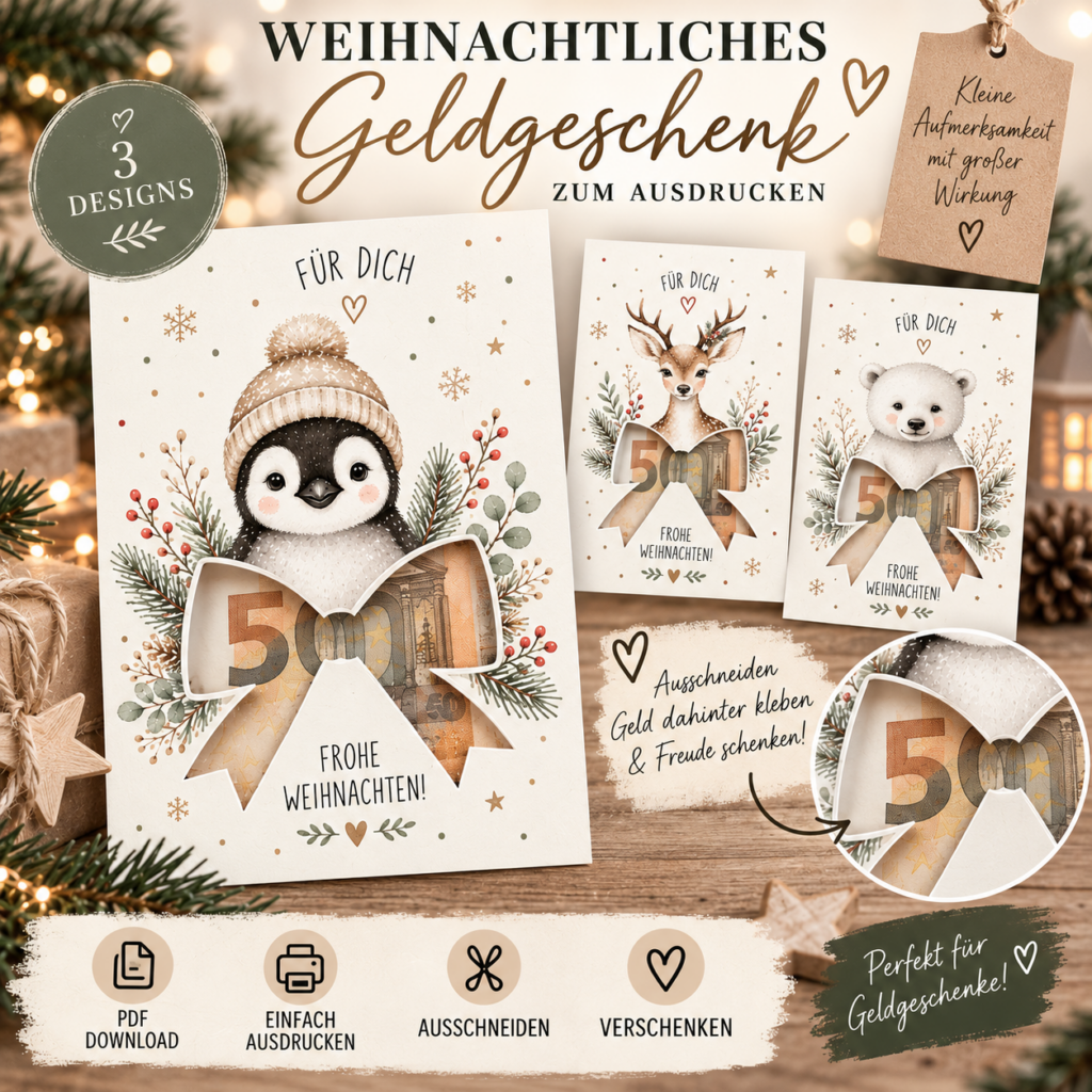 Weihnachten Geldgeschenk